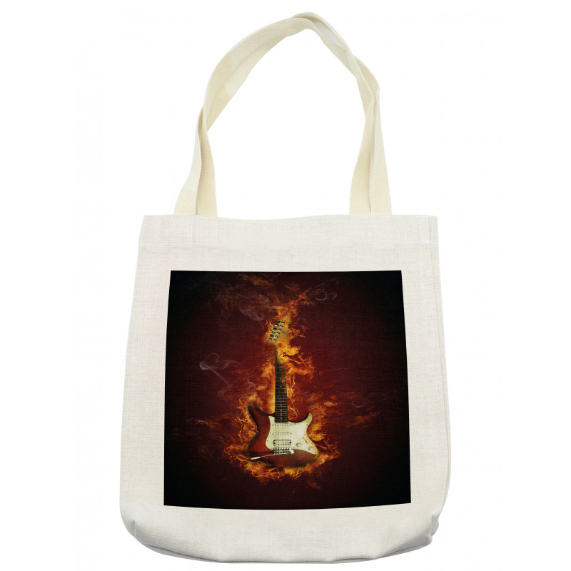 Instrument in Flames Tote Bag