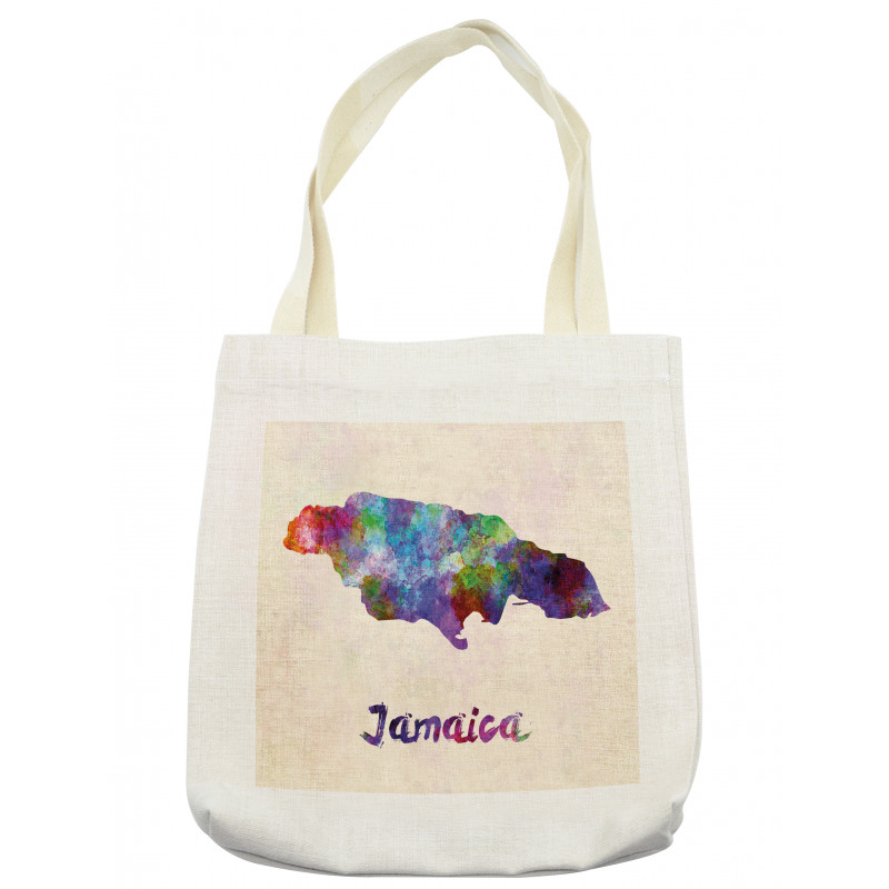 Abstract Country Map Tote Bag