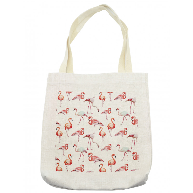 Exotic Birds Pattern Tote Bag