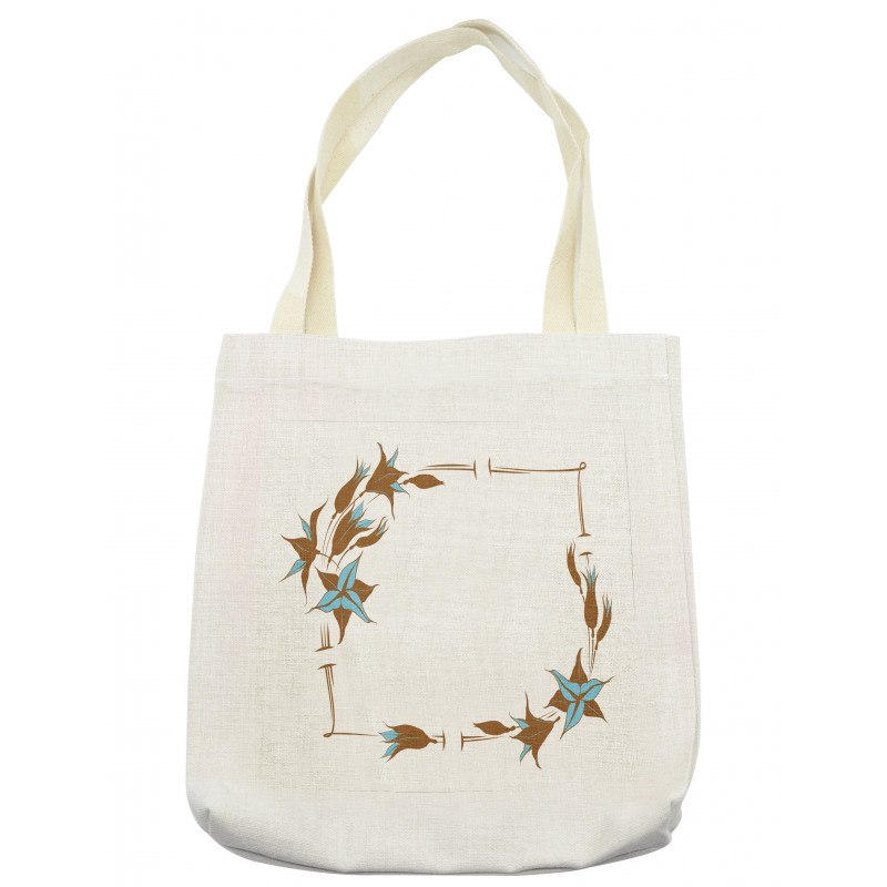 Floral Frame Tote Bag