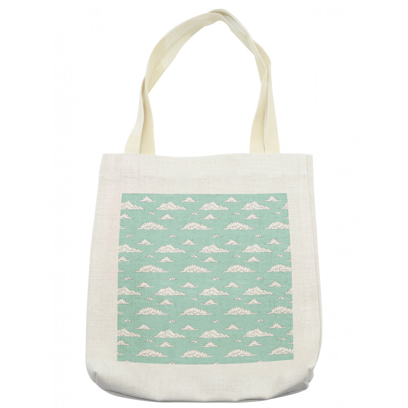 White Fluffy Clouds Tote Bag
