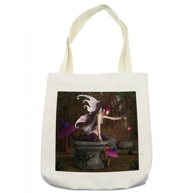 Mythical Creature Forest Tote Bag