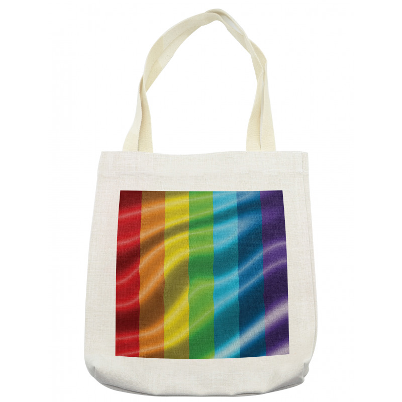 Pride Flag Inspired Design Tote Bag