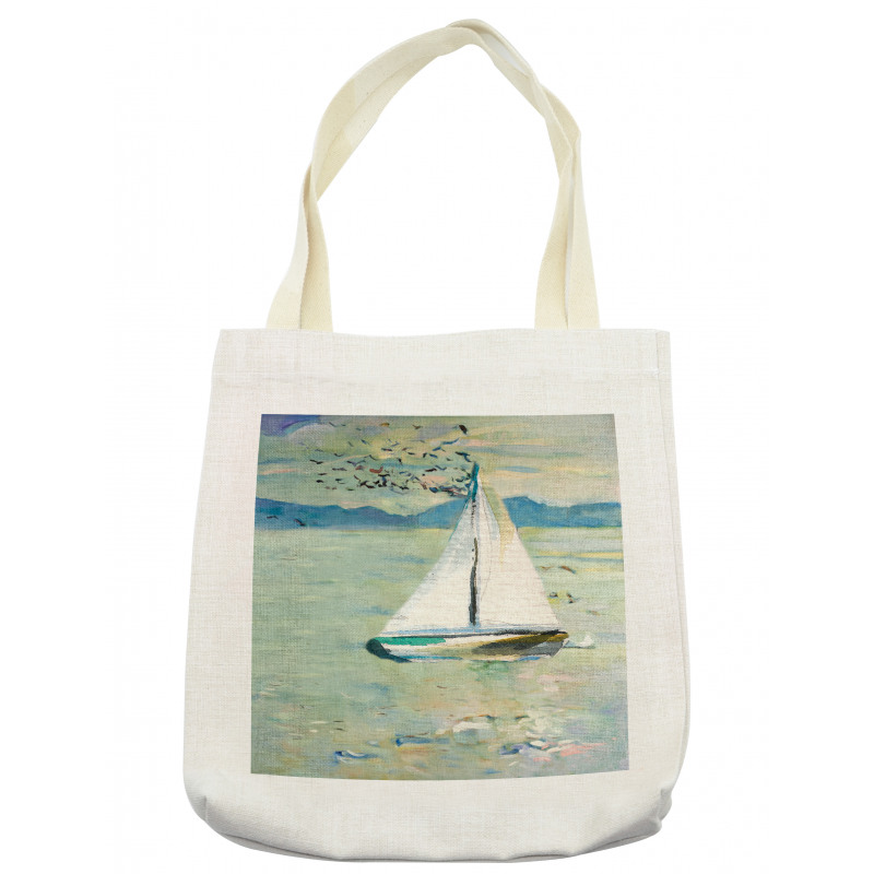 Monet Sailing Boat Tote Bag