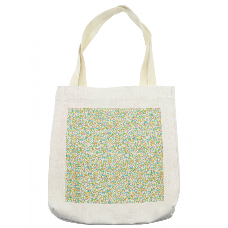 Numeral Composition Tote Bag