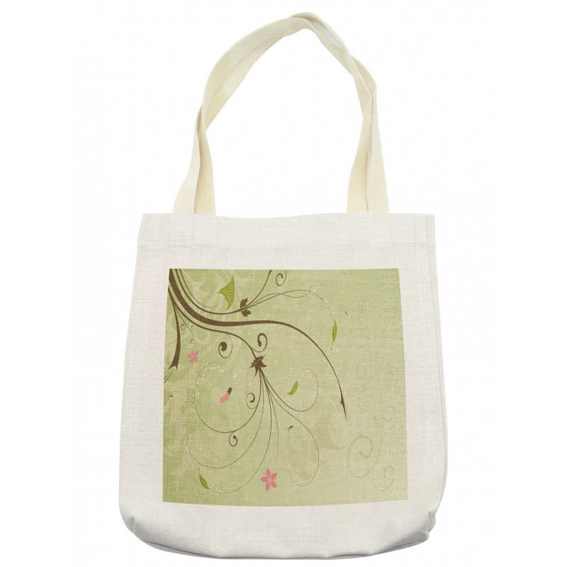 Swirls Lines Petal Tote Bag