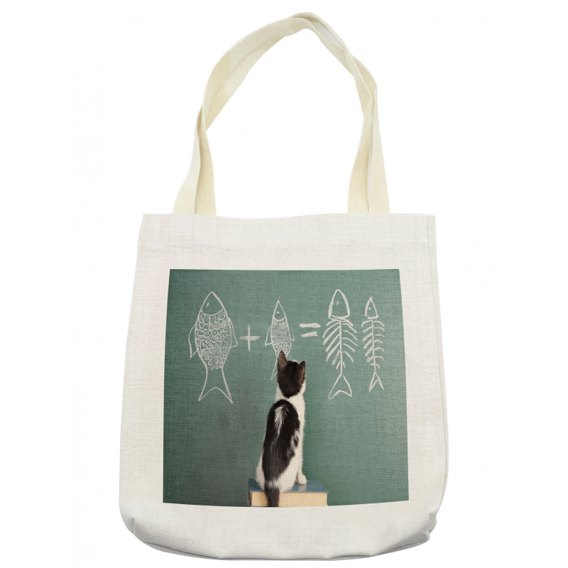 Arithmetic Fish Problem Tote Bag