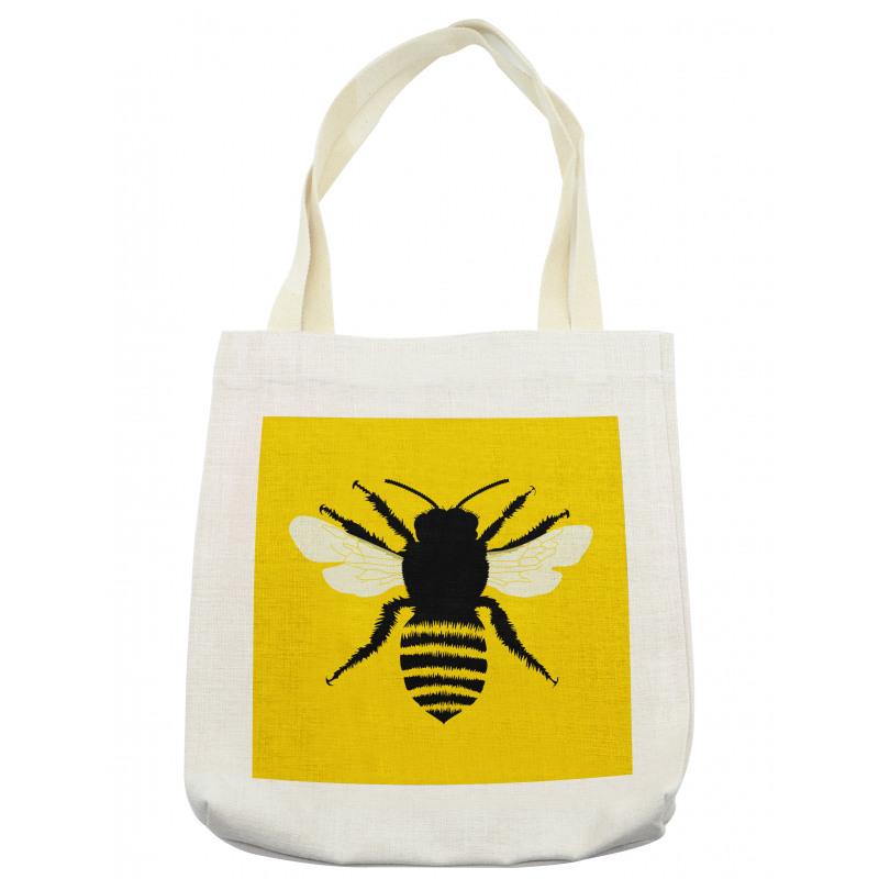 Honeybee Silhouette Tote Bag