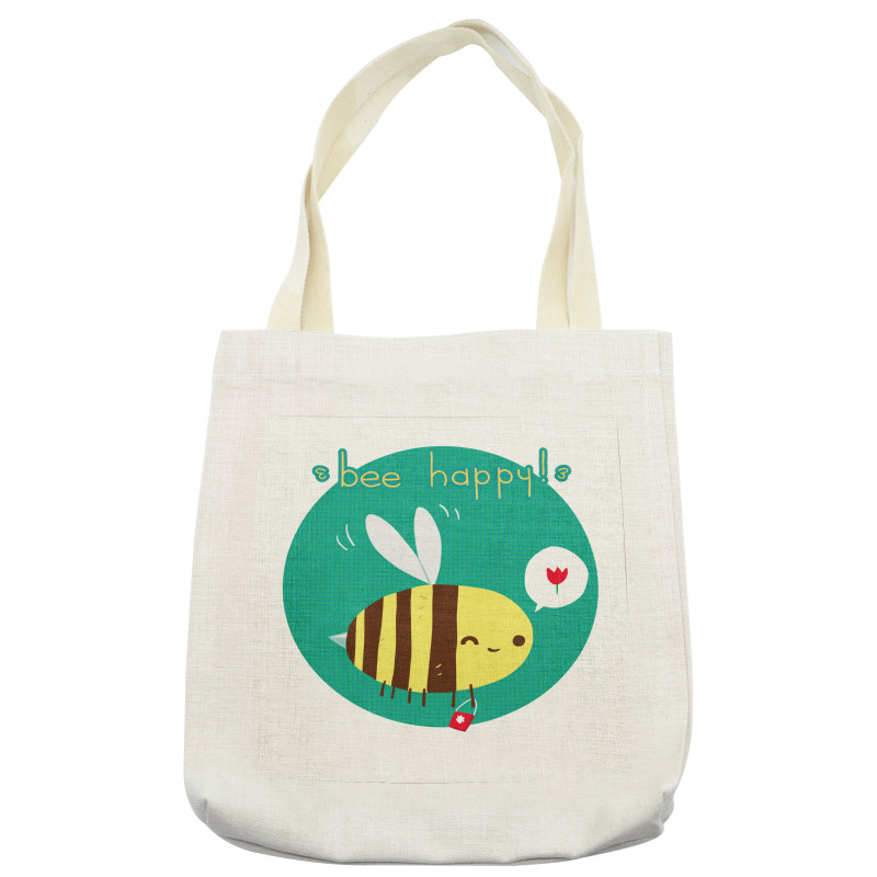 Winking Bumblebee Tote Bag