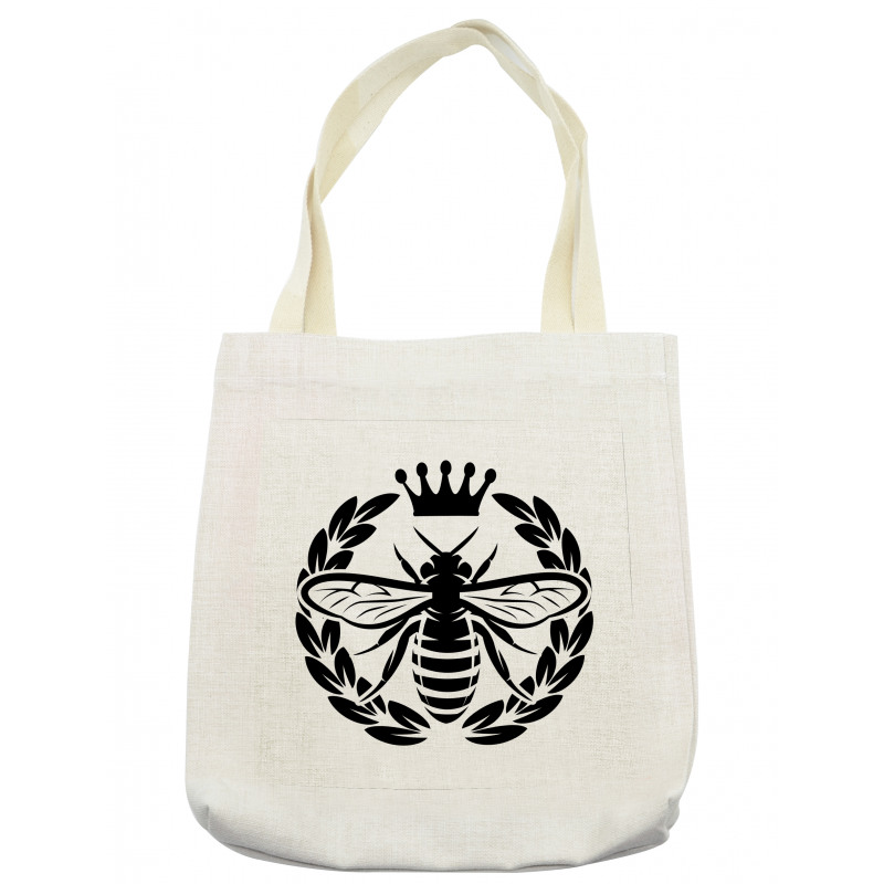 Monochrome Wreath Tote Bag