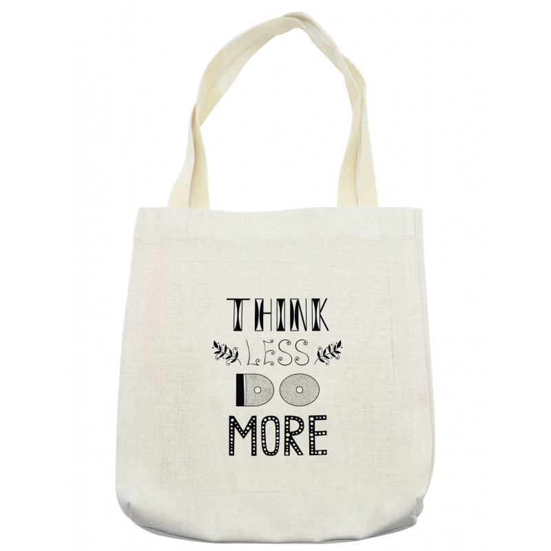 Different Fonts Leafs Tote Bag