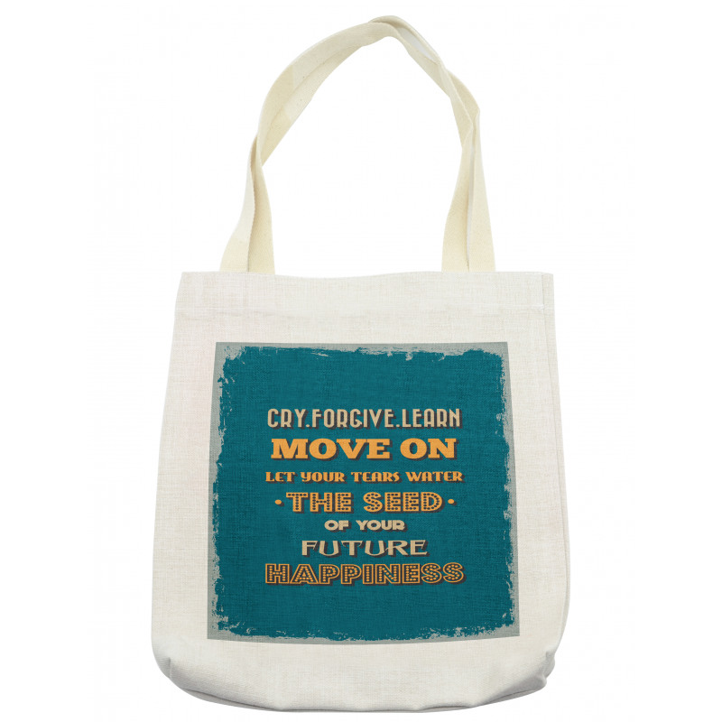 Happiness Phrases Tote Bag