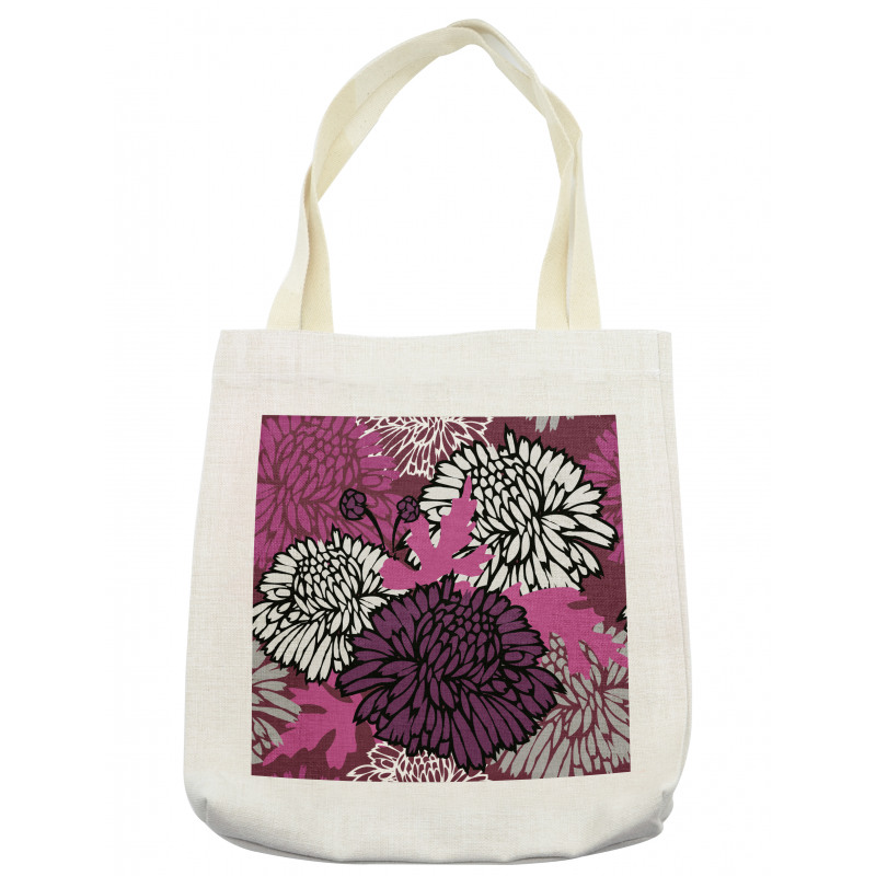 Large Floral Petals Bud Tote Bag