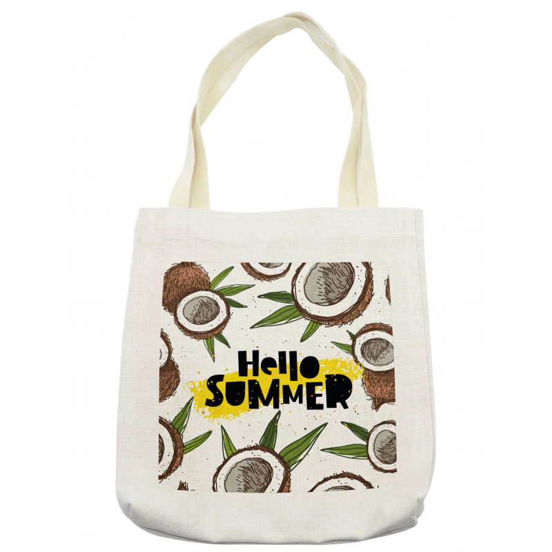 Coconut Halves Tote Bag