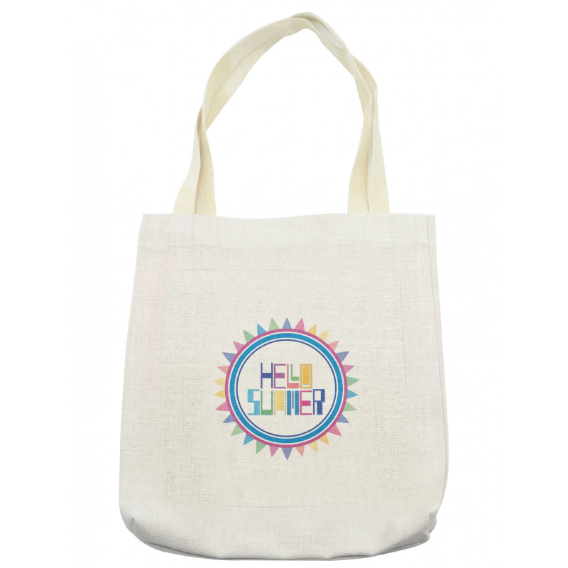 Retro Geometrical Tote Bag