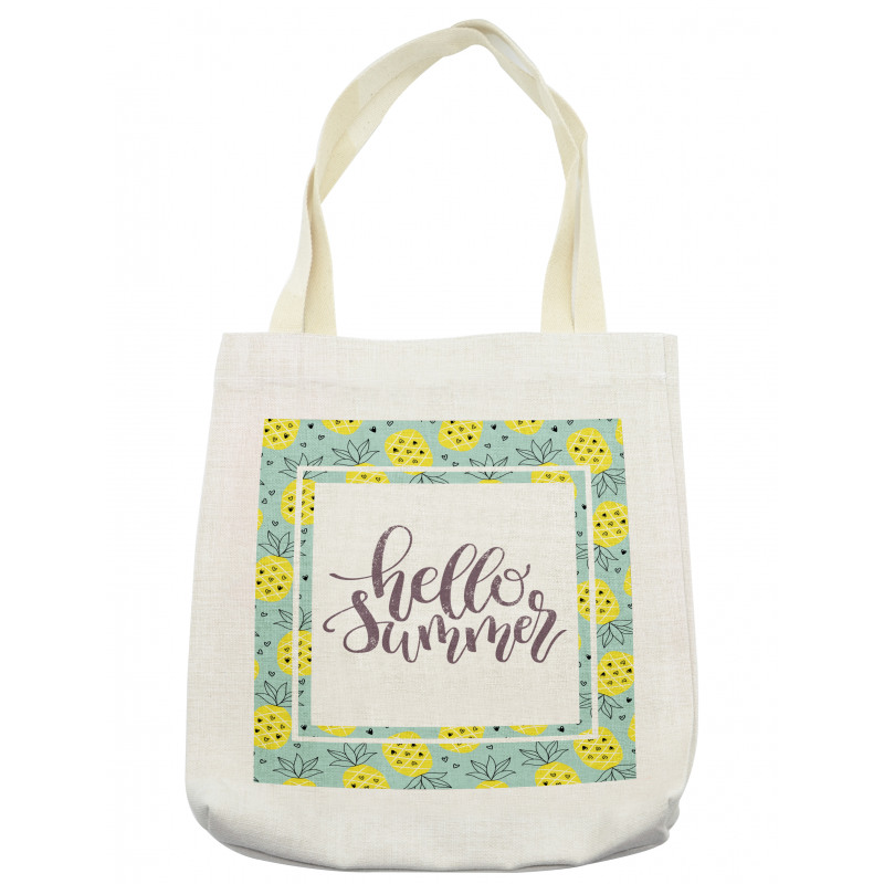 Yellow Pineapples Tote Bag