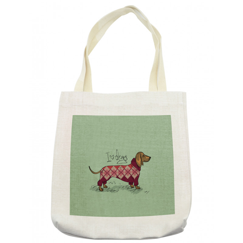 Animal in Clothes Tote Bag