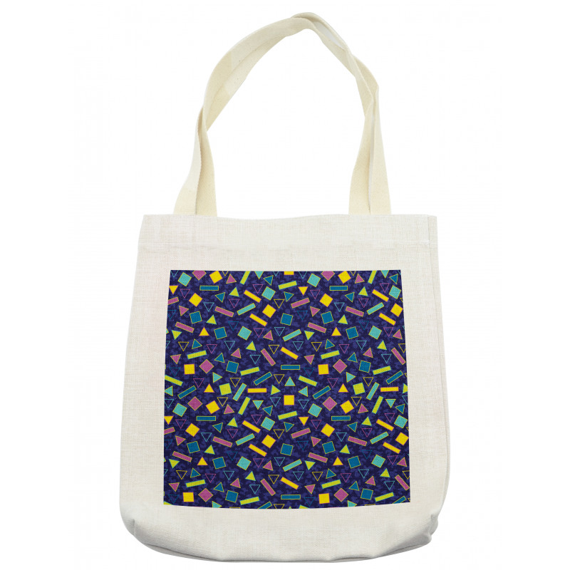 Retro 80s Memphis Fashion Tote Bag