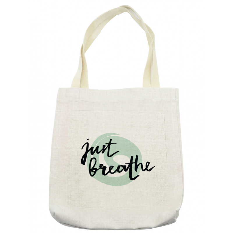 Modern Brush Words Tote Bag