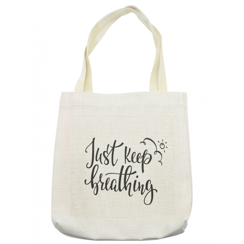 Sun Clouds Doodle Tote Bag