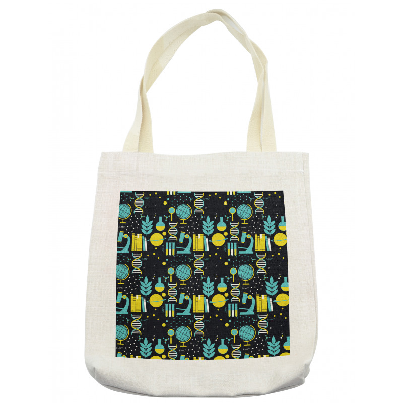 Science Class Pattern Tote Bag