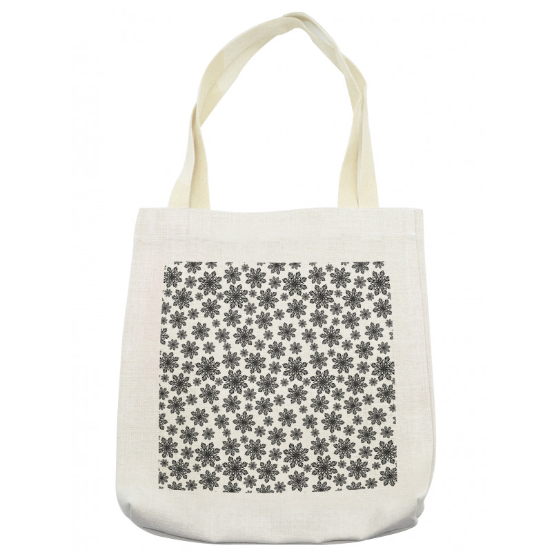 Monochrome Winter Tote Bag