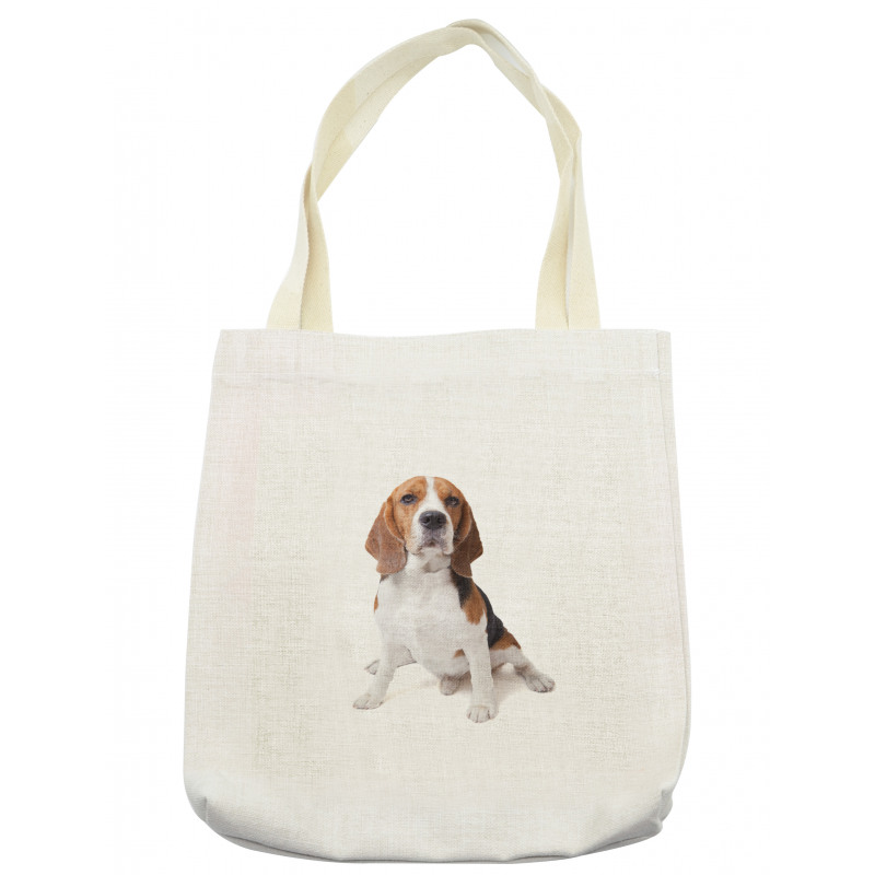 Puppy Dog Friend Posing Tote Bag