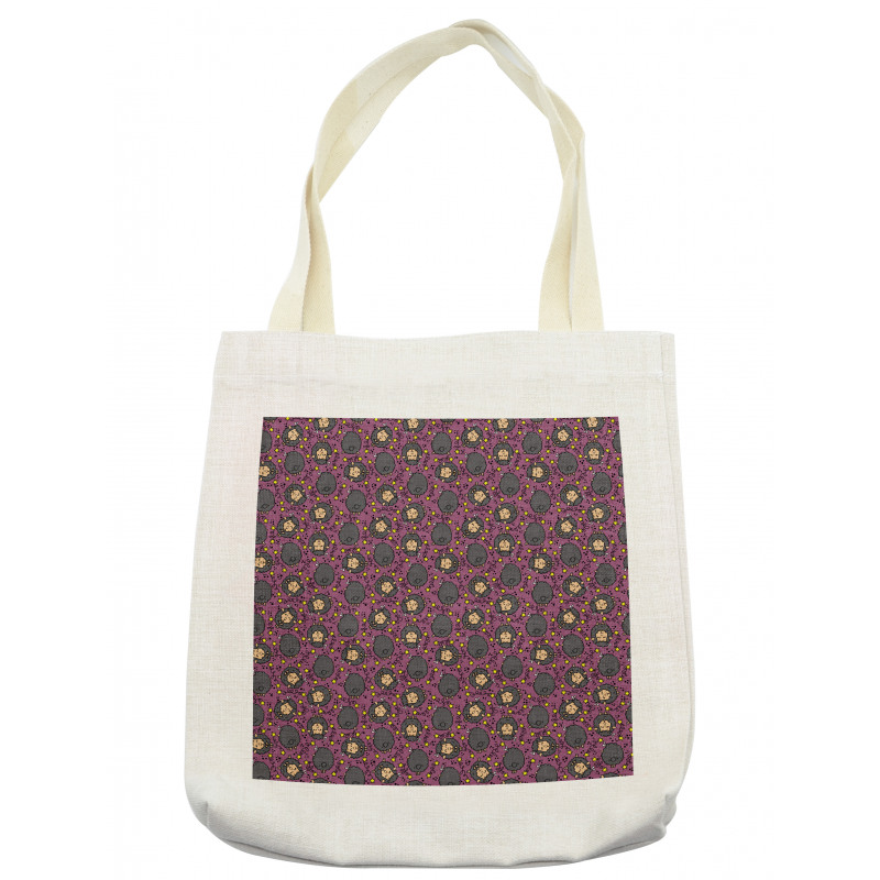 Cartoon Cheerful Sheep Tote Bag