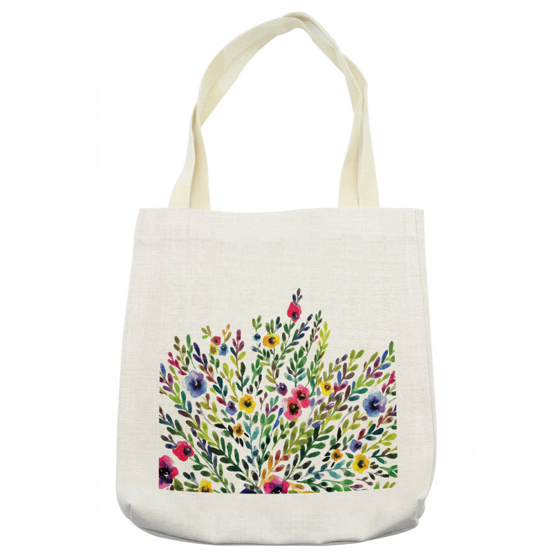 Burgeoning Nature Theme Tote Bag