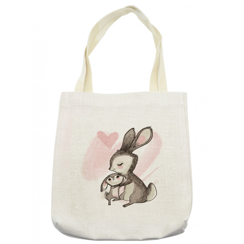 Bunny with His Mom Tote Bag