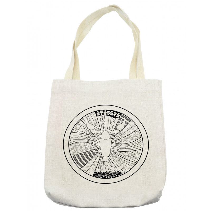 Round Tattoo Art Tote Bag