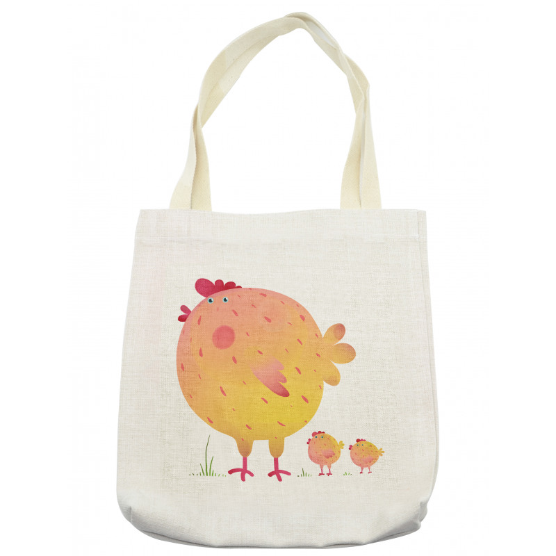 Mother Hen and Chicks Tote Bag