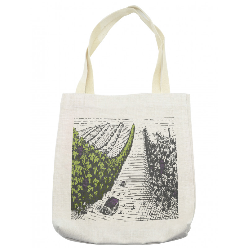 Vintage Green Vineyards Tote Bag