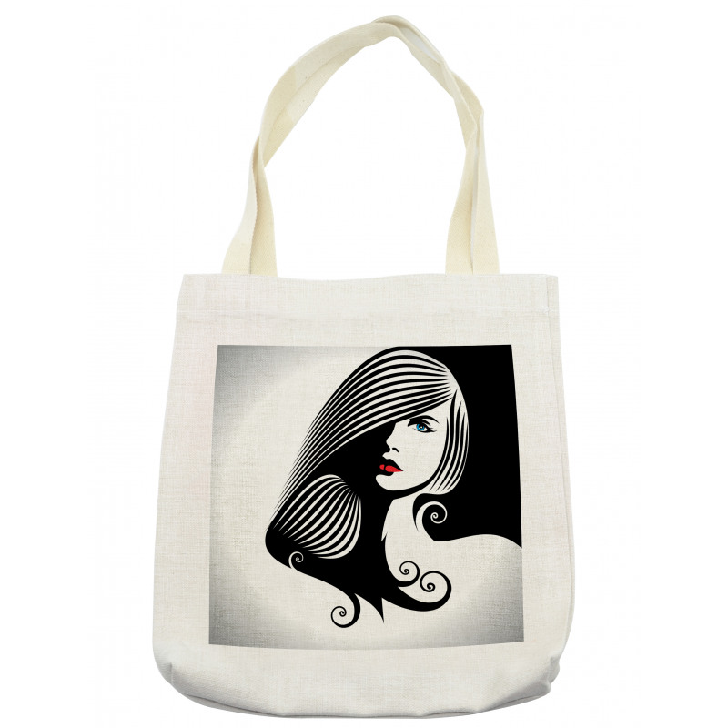 Abstract Glamor Woman Tote Bag