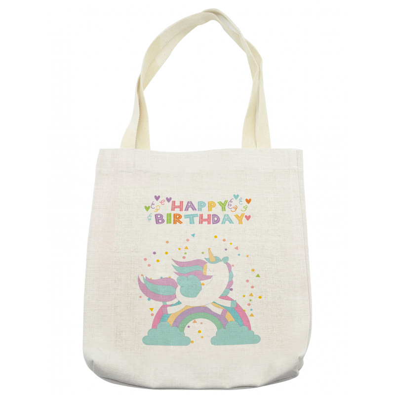 Horse with Rainbow Tote Bag