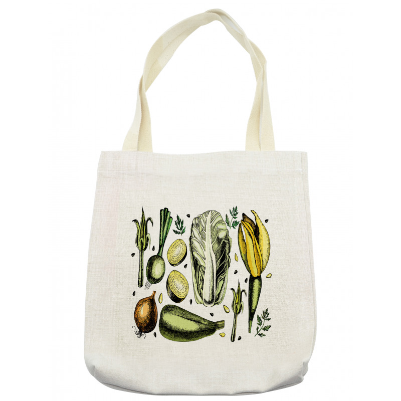 Vegan Diet Theme Tote Bag