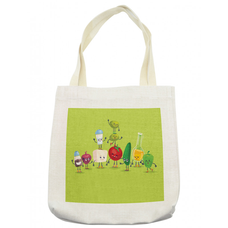 Greek Salad Funny Tote Bag