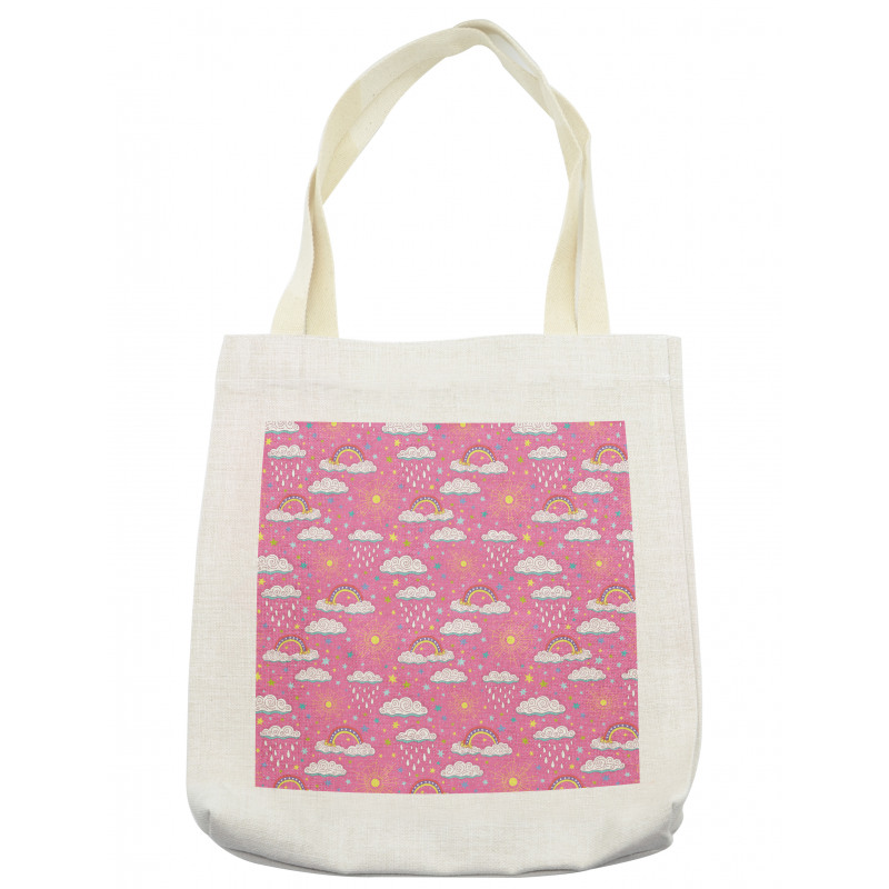 3 Color Rainbow Tote Bag