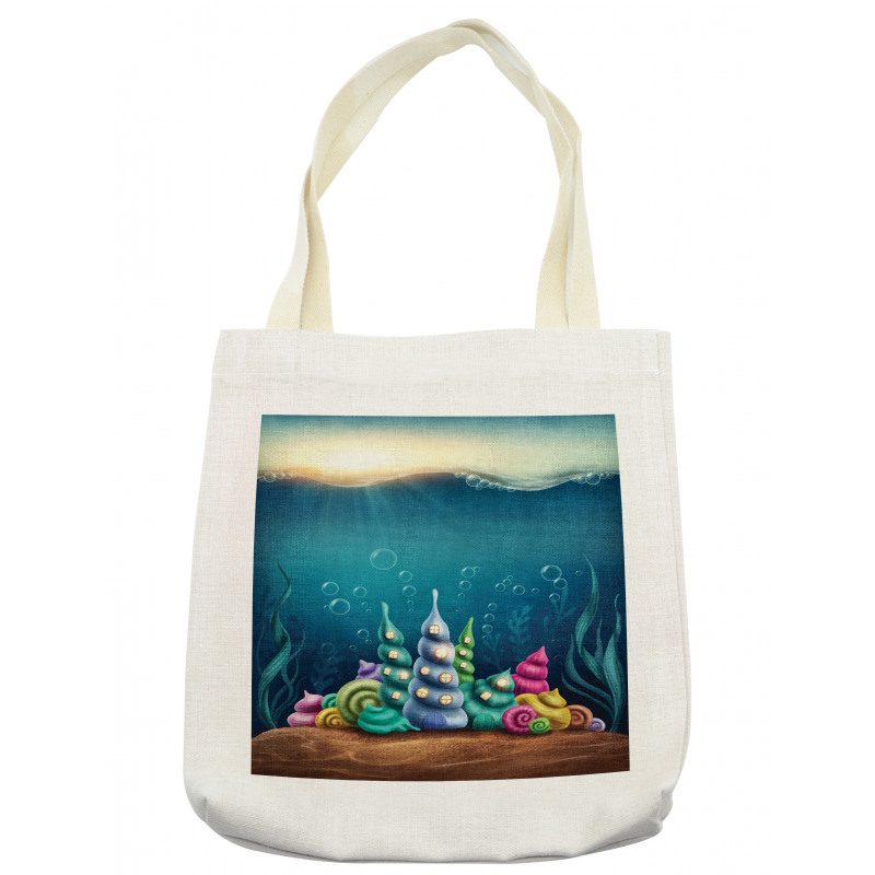 Turritella Communis Houses Tote Bag