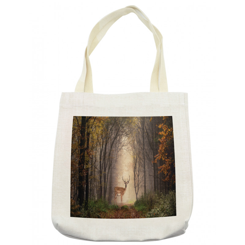 Deer Mystical Forest Tote Bag