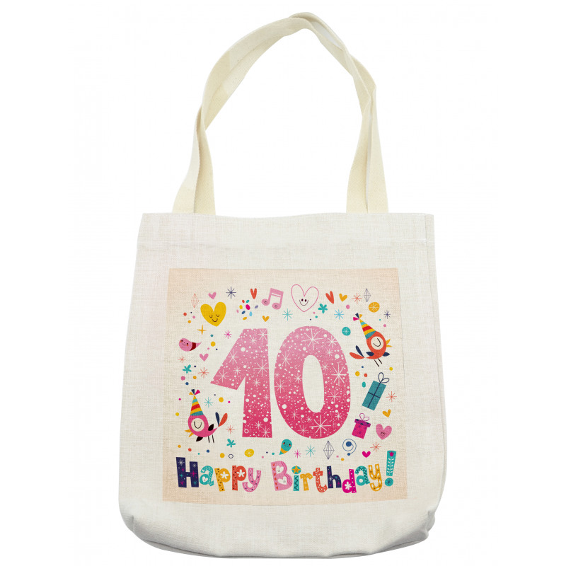 10 Years Kids Birthday Tote Bag