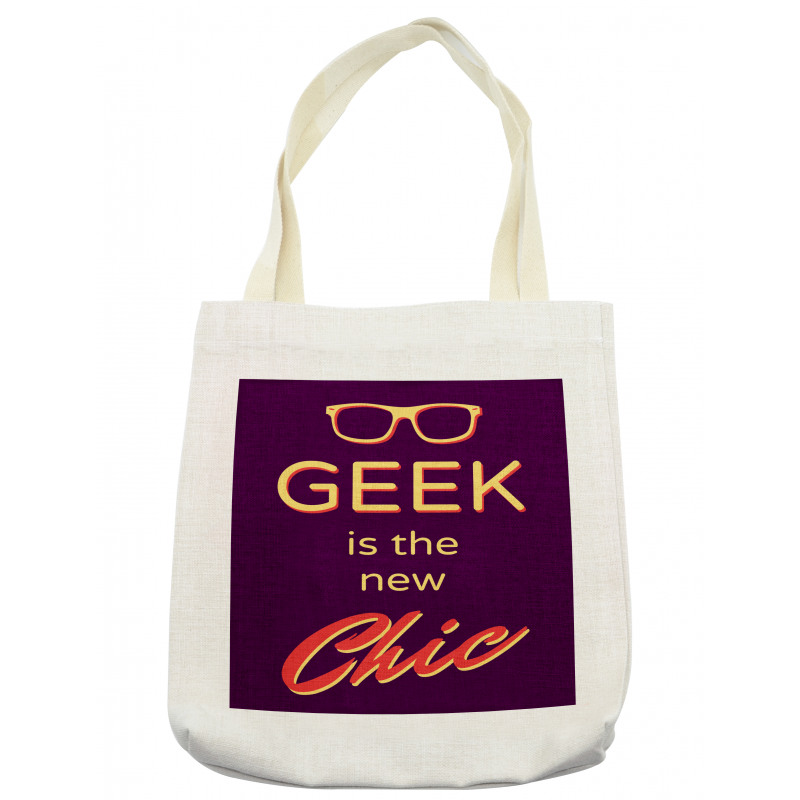 Typography Hipster Words Tote Bag