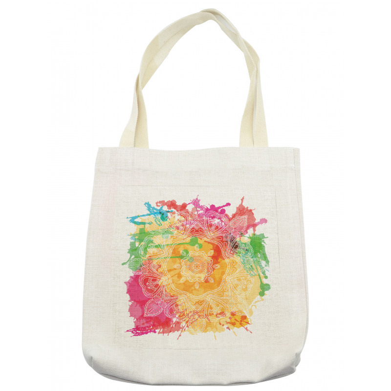 Outline Flower Tote Bag