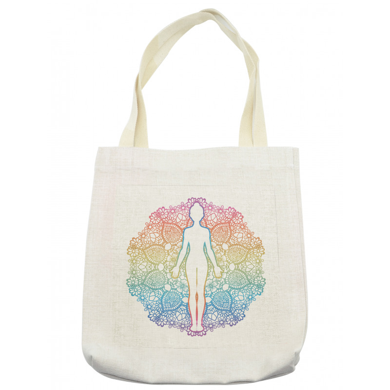 Yoga Outline Tote Bag