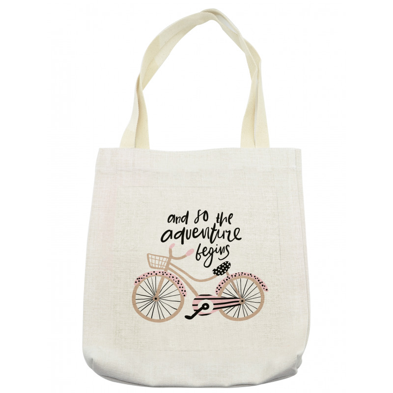 Bicyclend Words Tote Bag