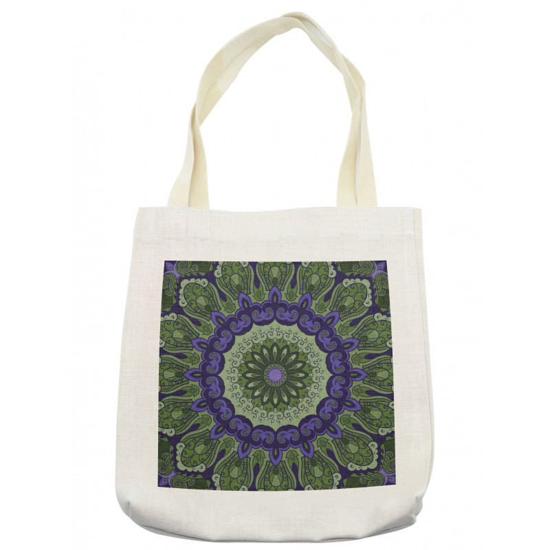 Mandala Leaves Tote Bag