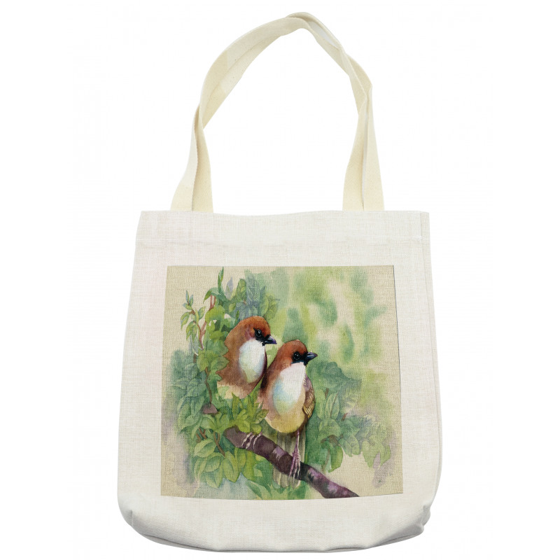 Pair of House Sparrow Tote Bag