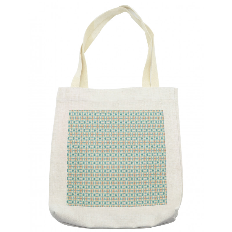 Pastel Rhombus Retro Tote Bag