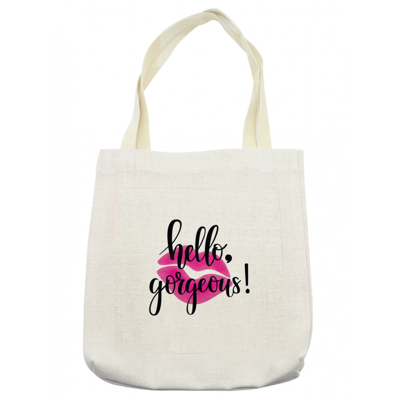 Pink Lipstick Tote Bag