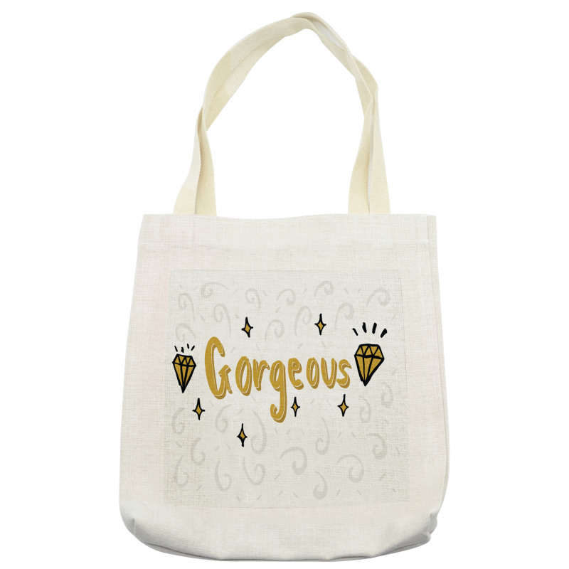 Word and Diamond Tote Bag